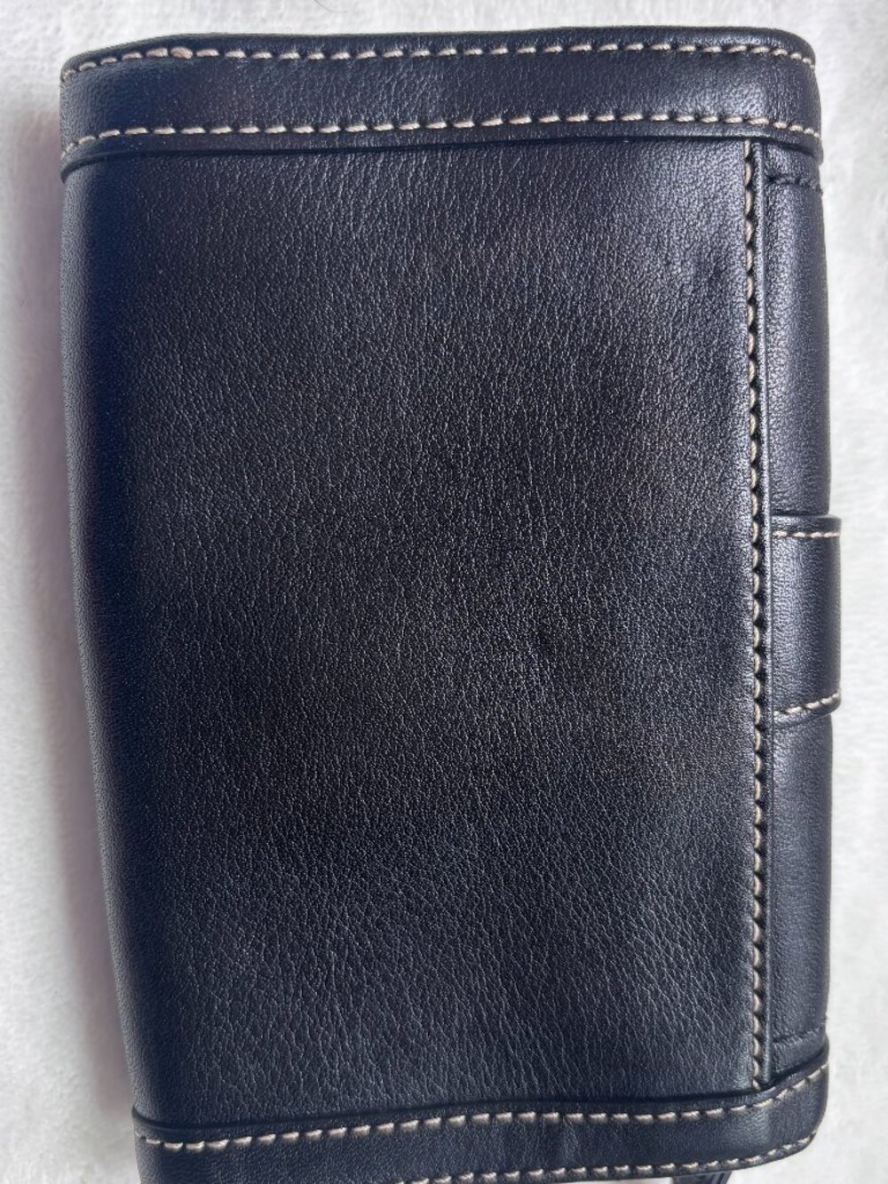 VIntage Coach Trifold Wallet in black - Picture 3 of 4